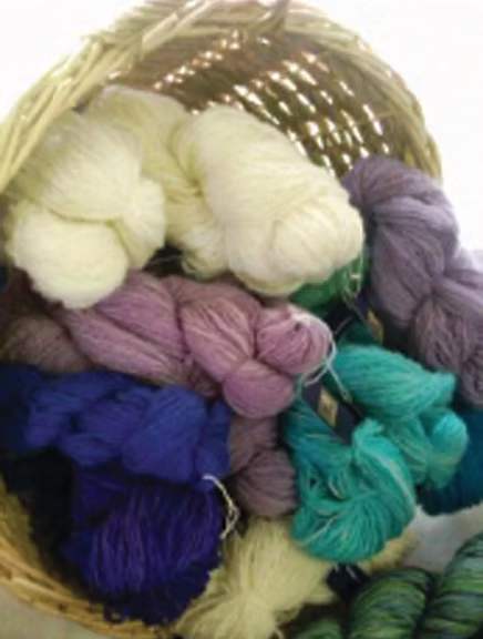 Portland wool prepared for textile work